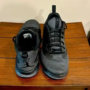 Like new Black Air Jordans